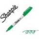 Rotulador Sharpie Permanente Color Verde Punta fina Caja 12 unidades