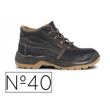 Botas de seguridad Marca Paredes Piel Negro Talla 40