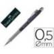PORTAMINAS FABER CASTELL 0.5 MM APOLLO RETRACTIL COLOR AZUL OSCURO