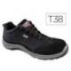 Zapatos de seguridad marca Deltaplus piel de serraje afelpado talla 38