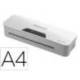 PLASTIFICADORA FELLOWES PIXEL A4 2 RODILLOS SISTEMA ANTIATASCO APAGADO AUTOMATICO HASTA 125 MC