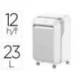 DESTRUCTORA DE DOCUMENTOS FELLOWES LX211 CAPACIDAD DE 12 HOJAS SEGURIDAD P5 BLANCA PAPELERA 23 L GRAPAS