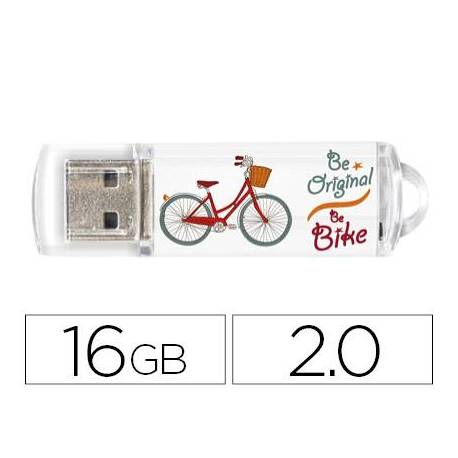 Memoria Flash USB de Technotech 16 GB Be Bike