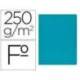 Subcarpeta Gio Folio 250 gr Cartulina color azul