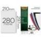 Tapa de Encuadernacion Polipropileno Fellowes DIN A4 Color Negro 280 micras pack 100 uds