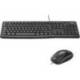 Set teclado + raton con cable Logitech color Negro