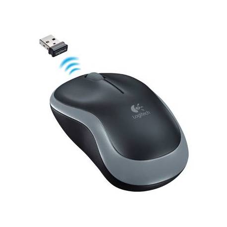 Raton Logitech M185 Nano Inalambrico color Gris