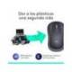 Raton Logitech M185 Nano Inalambrico color Gris