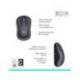 Raton Logitech M185 Nano Inalambrico color Gris