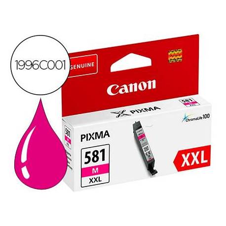 Cartucho Canon 581 XXL Pixma color Magenta 1996C001