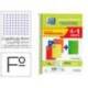Cuaderno espiral oxford tapa extradura folio 80 hojas cuadro 4 mm con pizarra blancapack 4+1 colores surtidos