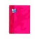 Bloc Oxford Folio School Classic Cuadricula 4 mm 80 hojas color Fucsia