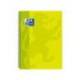 Bloc Oxford Folio School Classic Cuadricula 4 mm 80 hojas color Verde lima