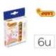 Plastilina Jovi colores pastel estuche 6 colores 15 gr