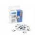 Supaclips metalicos Rapesco color Blanco