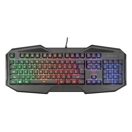 Teclado gaming con cable 1,4 m Marca Trust Gxt 830-RW Avonn Iluminación Rainbow