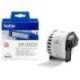 Etiqueta brother dk22223 cinta papel continuo adhesiva removible blanca 50 mm x 30,48 mt