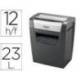 Destructora de documentos Rexel Momentum X312 en partículas 12 hojas 23 L Nivel de seguridad 3 en Negro