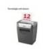 Destructora de documentos Rexel Momentum X312 en partículas 12 hojas 23 L Nivel de seguridad 3 en Negro