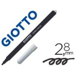 Rotulador Giotto Turbo Punta Media Lavable Color Negro