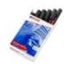 Rotulador permanente Edding 330 color negro punta biselada 1-5mm recargable