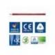 Lapices de colores Staedtler Wopex ecológicos caja de 18 colores largos