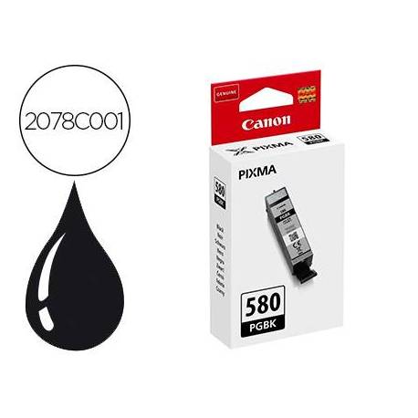 Cartucho Canon PGI-580BK color Negro 2078C001