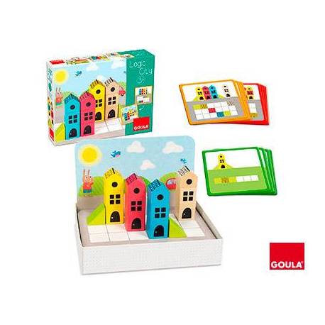 Juego de construcción de 3 a 6 años Logic City Goula