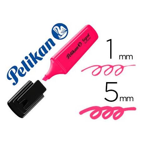 Rotulador Fluorescente Pelikan Signal Textmarker de Color Rosa