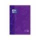 Recambio color 1 oxford din a4+ 80 hojas 90 gr cuadricula 5 mm tapa blanda 4 taladros lila touch.