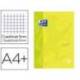 Recambio color 1 oxford din a4+ 80 hojas 90 gr cuadricula 5 mm tapa blanda 4 taladros lima touch.
