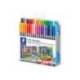 Rotulador Staedtler 3200 Doble Punta Fibra de Colores Surtidos Estuche de 72 unidades