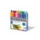 Rotulador Staedtler 3200 Doble Punta Fibra de Colores Surtidos Estuche de 72 unidades