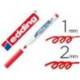 Rotulador para Pizarra Blanca Edding 661 Recargable Color Rojo