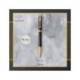 Pluma Parker PK IM GT Premium Plumin Fino Lacado Color Negro Adornos Dorados