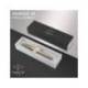 Pluma Parker PK IM GT Plumin Fino de Acabado Metal Cepillado