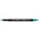 Rotulador Lyra aqua brush acuarelable doble punta fina y pincel verde noche