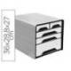 Fichero cajones CEP para 5 cajones mixtos color Blanco/Negro