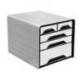 Fichero cajones CEP para 5 cajones mixtos color Blanco/Negro