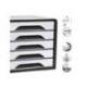 Fichero cajones CEP para 5 cajones color Blanco/Negro