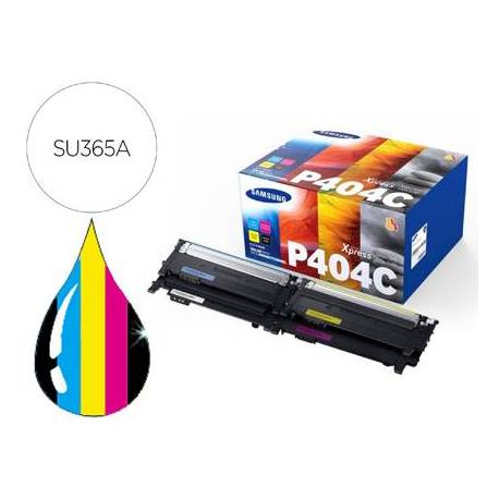 TONER SAMSUNG P404C SL C430W / C480 / C480FN / C480FW / C480W PACK MAGENTA CIAN AMARILLO Y NEGRO 1.000 PAG
