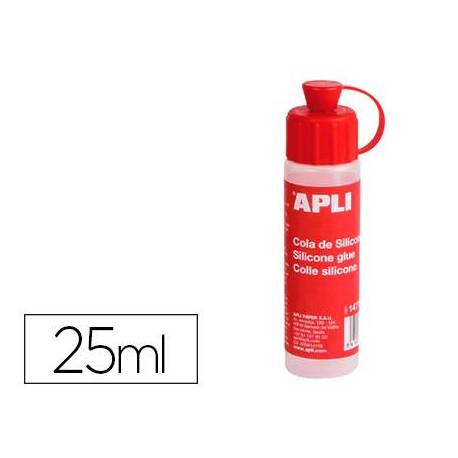 Cola de Silicona Apli Manualidades Líquida con Boquilla de 25ml