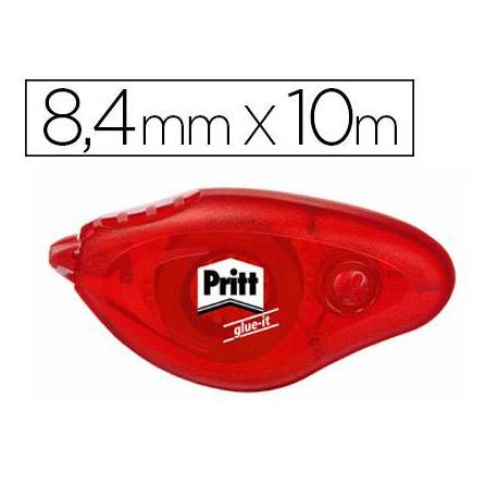Pegamento Roller Pritt Permanente Compacto Ergonómico de 8,4x10 mm