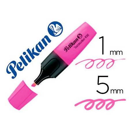 Rotulador fluorescente Pelikan Rosa trazo 1/5mm