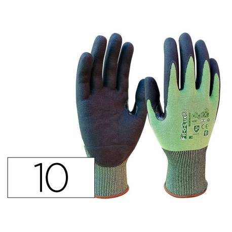 GUANTES DE NITRILO SAFETOP FITOLUX-D CORTE TDM D BEST FIT TALLA 10