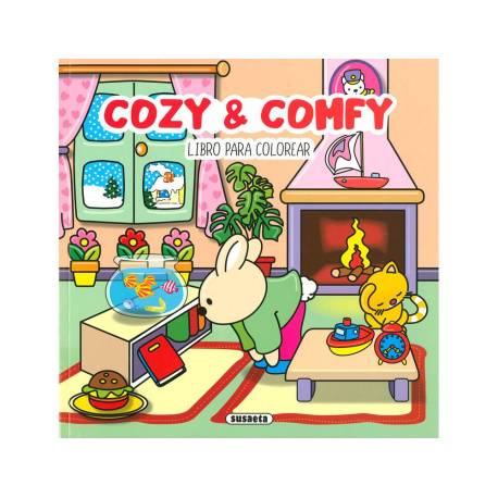 CUADERNO DE COLOREAR SUSAETA 1 COZY&COMFY 48 PAGINAS 24,2X24,2 CM