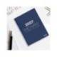 DIETARIO LIDERPAPEL 2027 CUARTO 150X215 MM DIA PAGINA BILINGUE COLOR ROJO PAPEL 70 G FSC