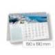 CALENDARIO ESPIRAL TRIANGULAR LIDERPAPEL DE SOBREMESA IMAGENES CIUDADES 2027 190X190 MM PAPEL 128 G CON
