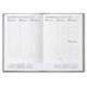 AGENDA OFICINA LIDERPAPEL 2027 ENCUADERNADA CRETA SEMANA VISTA 170X240 MM BILINGUE 70G PAPEL FSC BLACK