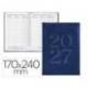 AGENDA OFICINA LIDERPAPEL 2027 ENCUADERNADA CRETA SEMANA VISTA 170X240 MM BILINGUE 70G PAPEL FSC BLUE